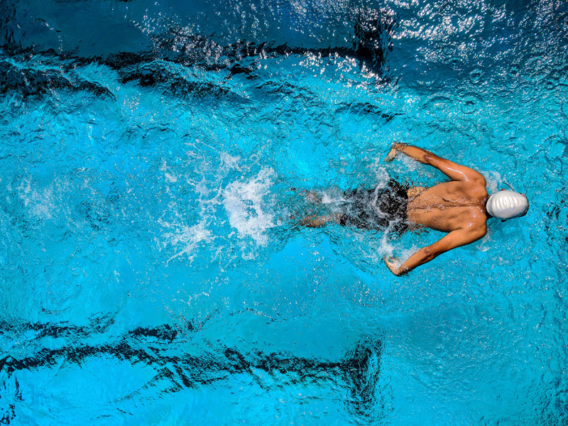 training swimming